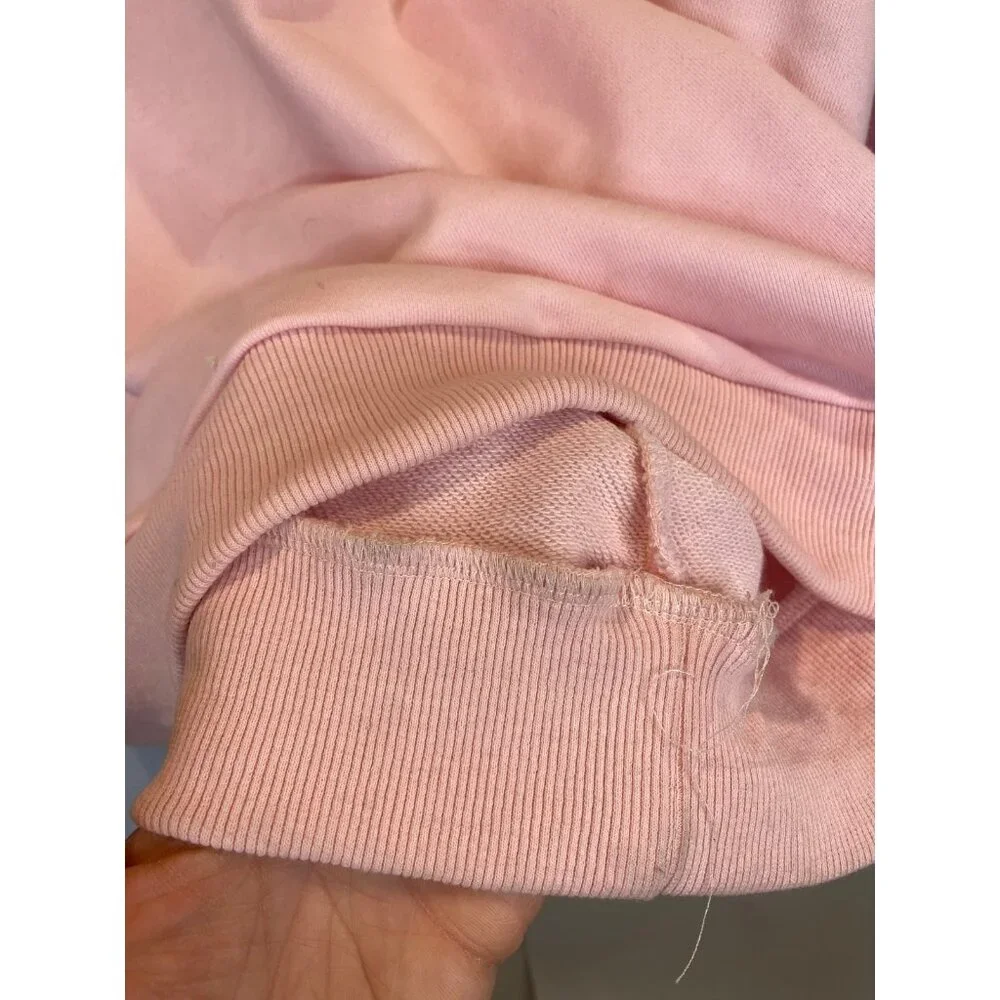 Queen of Sparkles Women's Christmas Light Necklace Sweatshirt Pink Size Medium - Picture 10 of 10